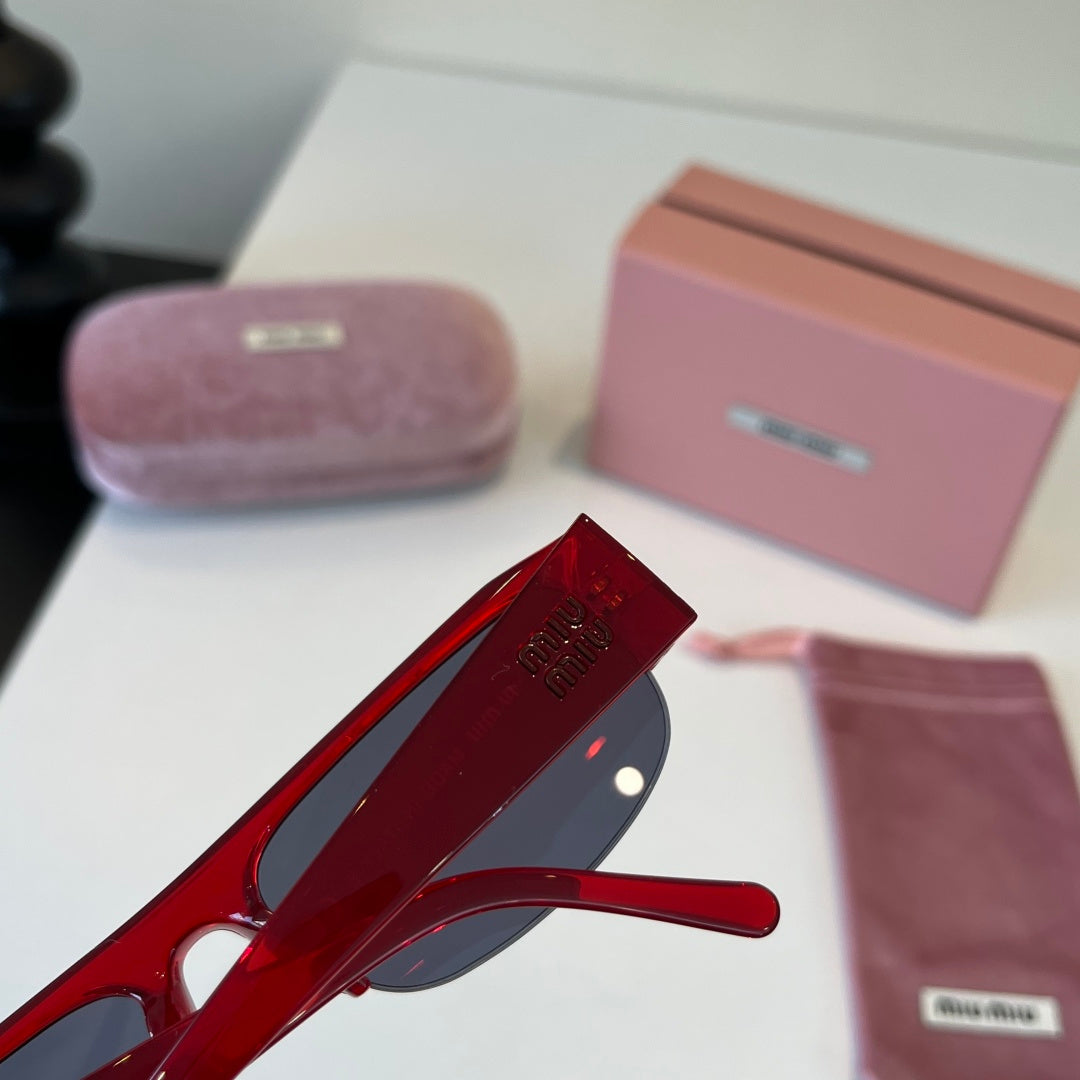 Miu Miu Fashion Red Lens Sunglasses for Men & Women - 416214 - detail image 6