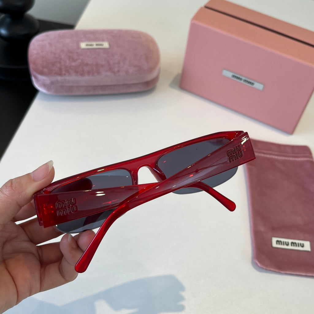 Miu Miu Fashion Red Lens Sunglasses for Men & Women - 466112 - detail image 7