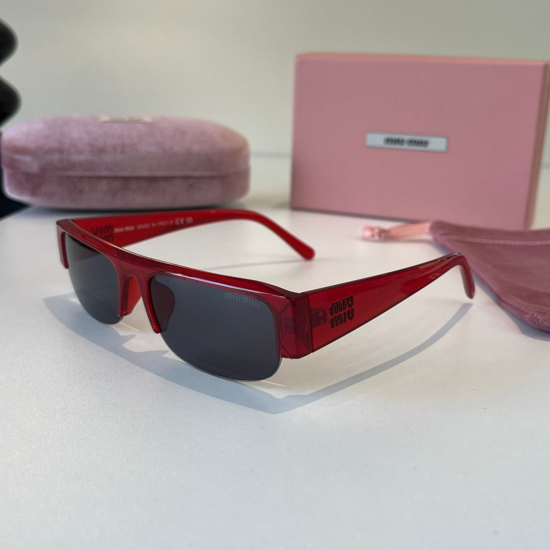 Miu Miu Fashion Red Lens Sunglasses for Men & Women - 466112 - detail image 3