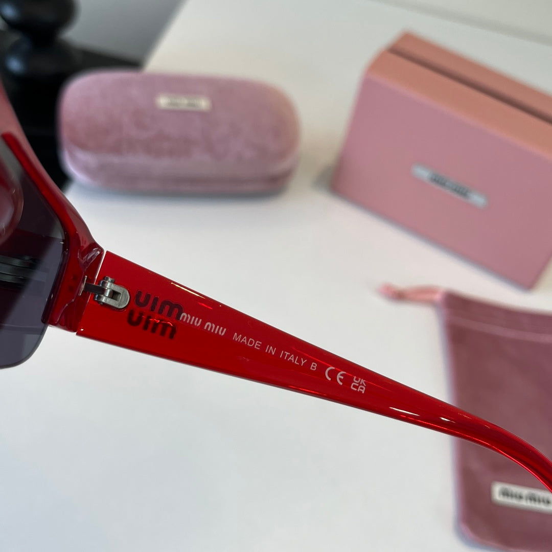 Miu Miu Fashion Red Lens Sunglasses for Men & Women - 466112 - detail image 9