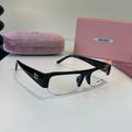 Miu Miu Fashion Silver Lens Sunglasses for Men & Women - 382969