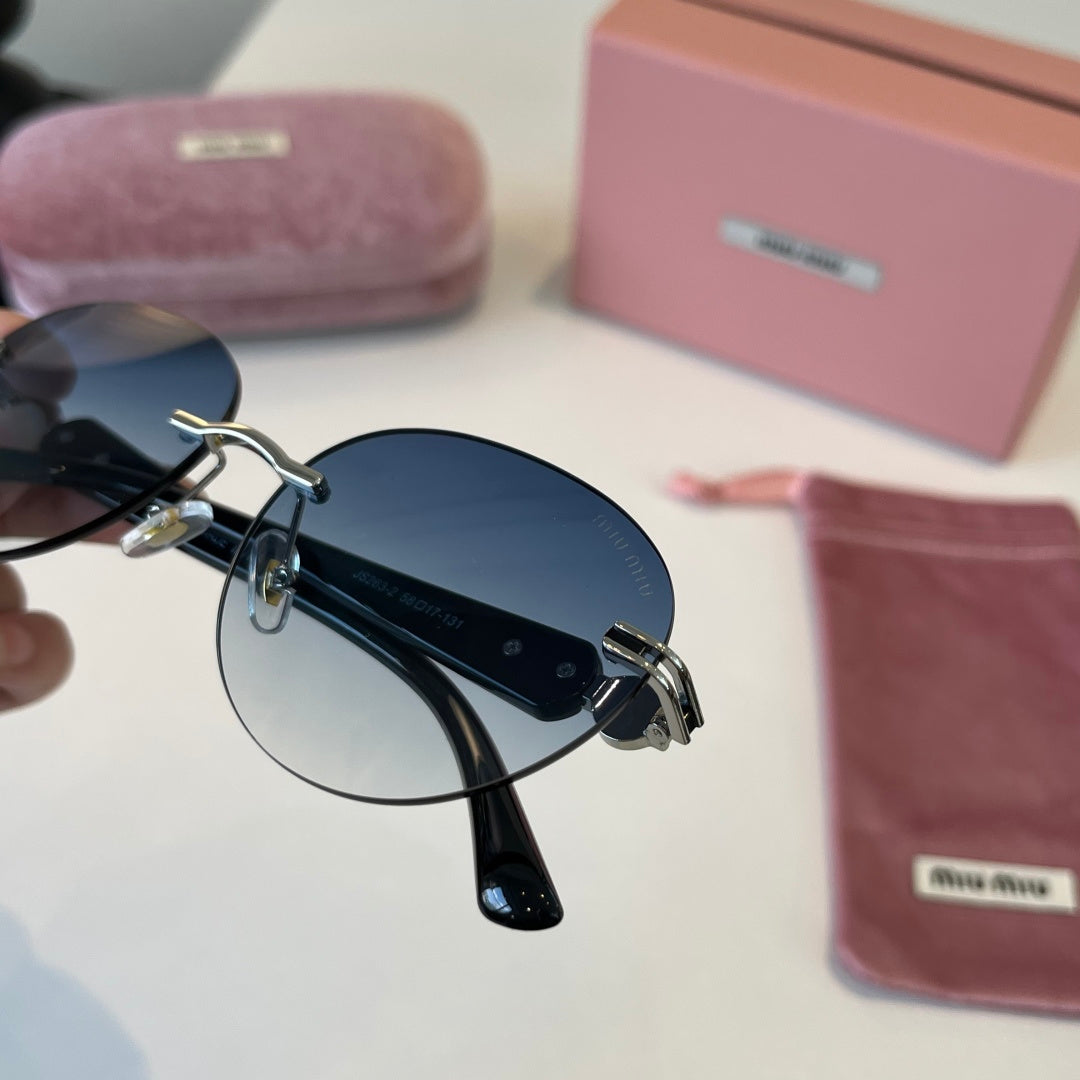 Miu Miu Fashion Silver Lens Sunglasses for Men & Women - 466115 - detail image 5