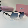 Miu Miu Fashion Silver Lens Sunglasses for Men & Women - 466115