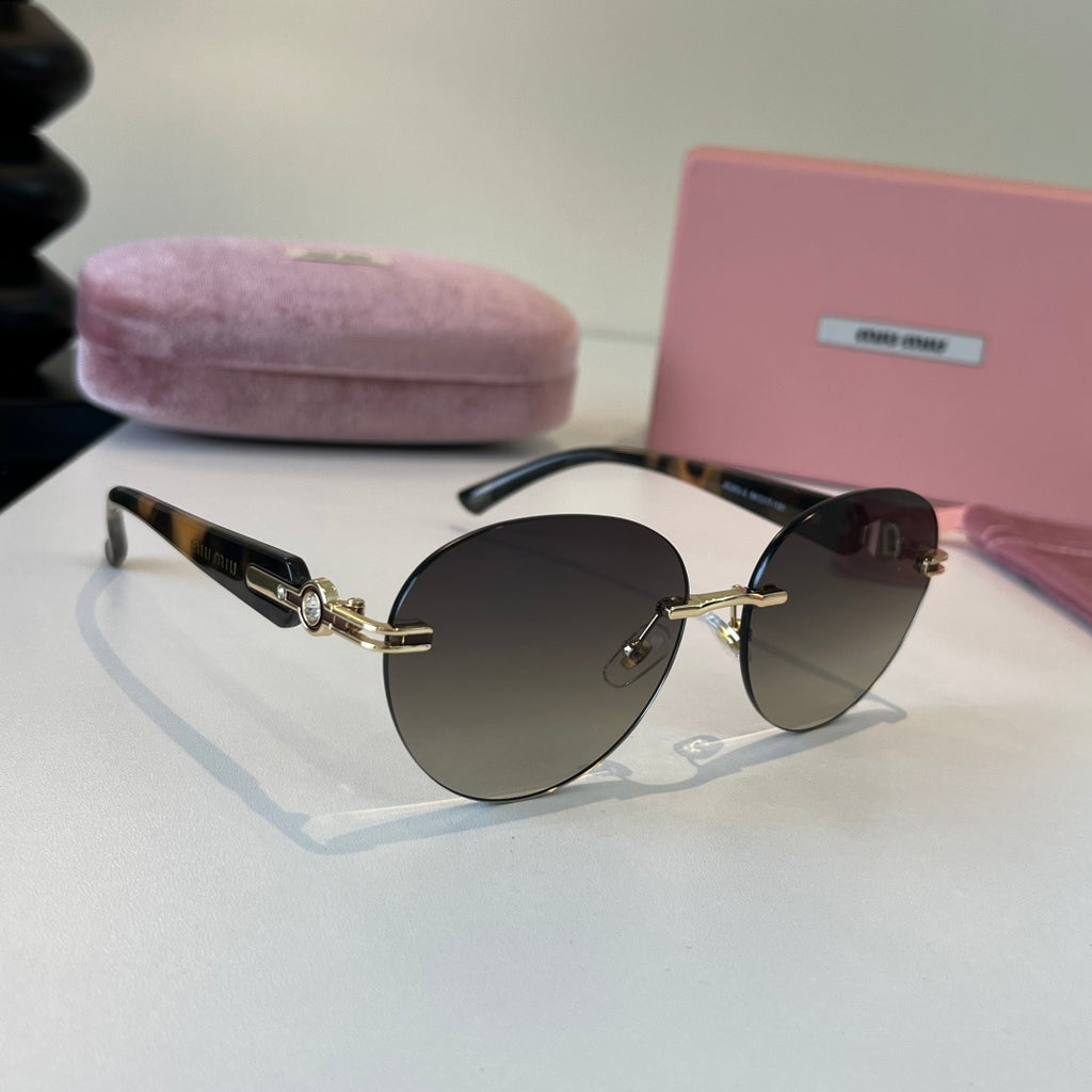 Miu Miu Fashion Silver Lens Sunglasses for Men & Women - 466114