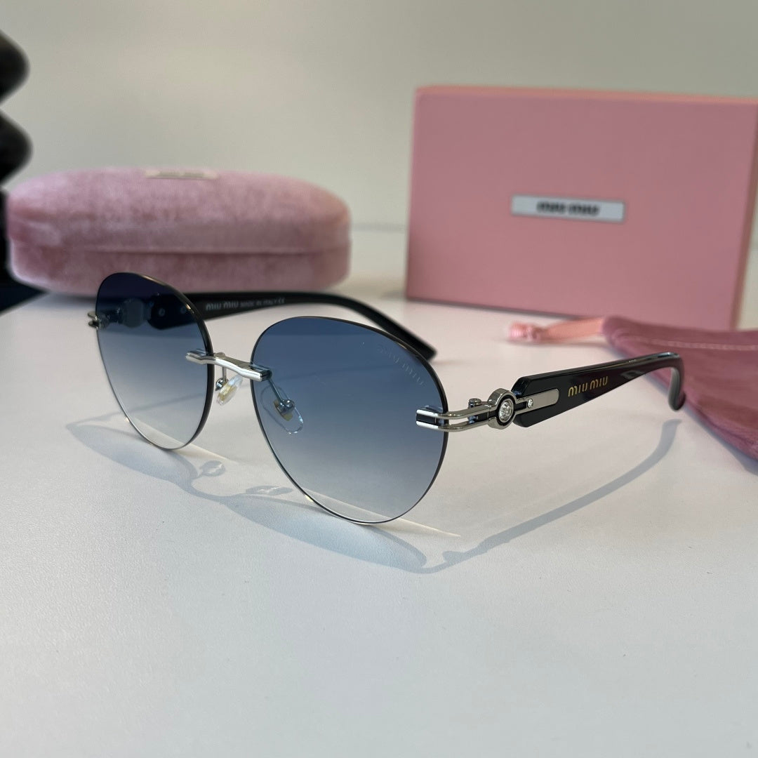 Miu Miu Fashion Silver Lens Sunglasses for Men & Women - 466115 - detail image 3