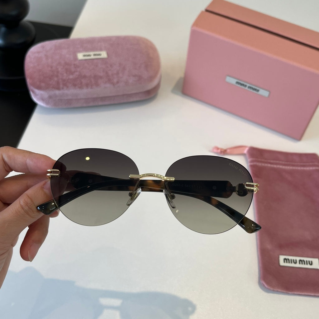 Miu Miu Fashion Silver Lens Sunglasses for Men & Women - 416216 - detail image 5
