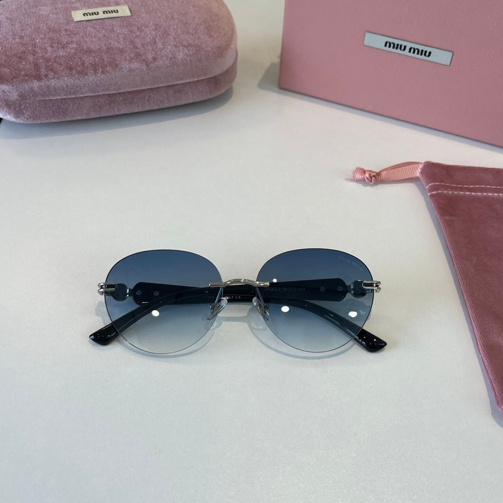 Miu Miu Fashion Silver Lens Sunglasses for Men & Women - 466115 - detail image 4