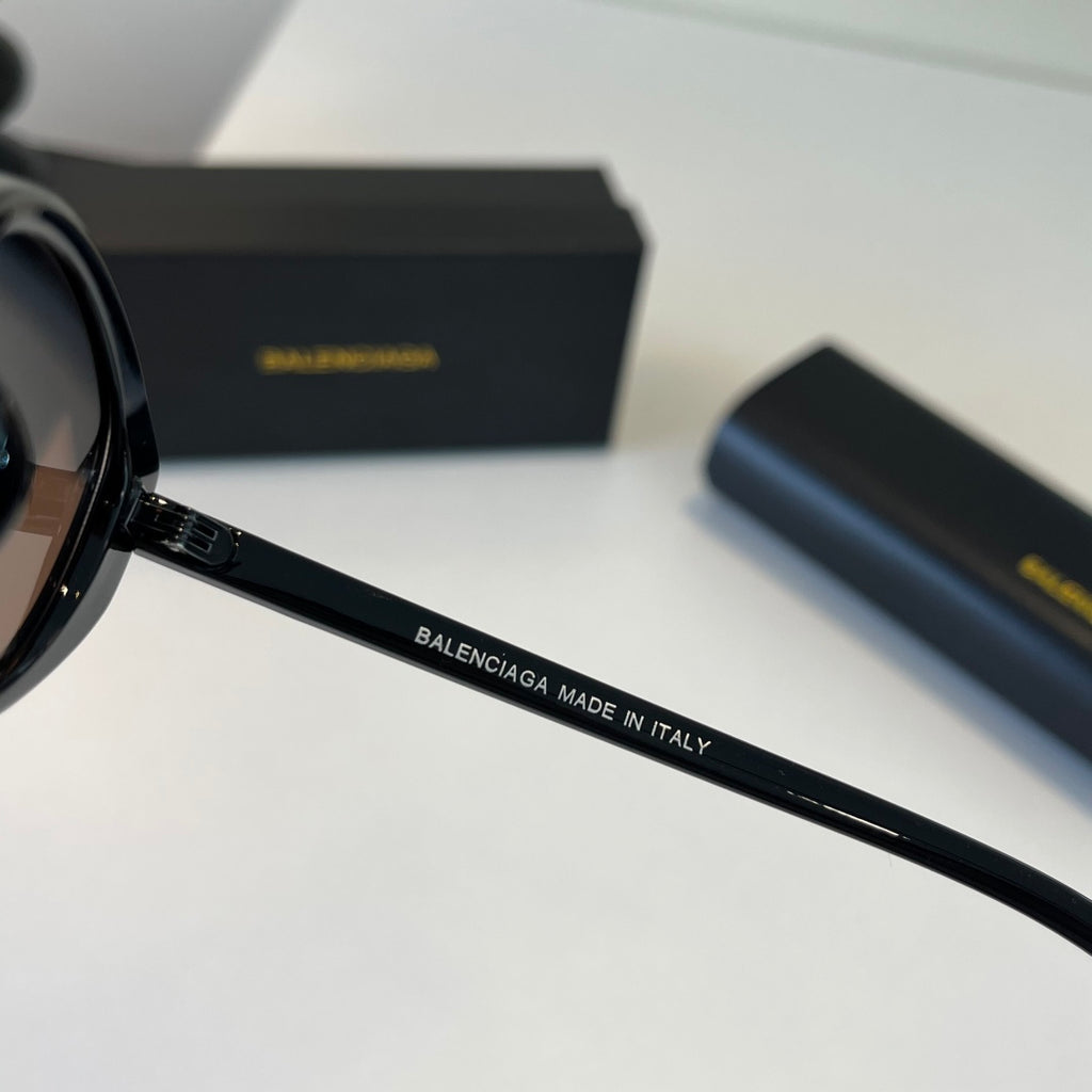 Balenciaga Rectangular Silver Lens Sunglasses for Men & Women - 382908 - detail image 10