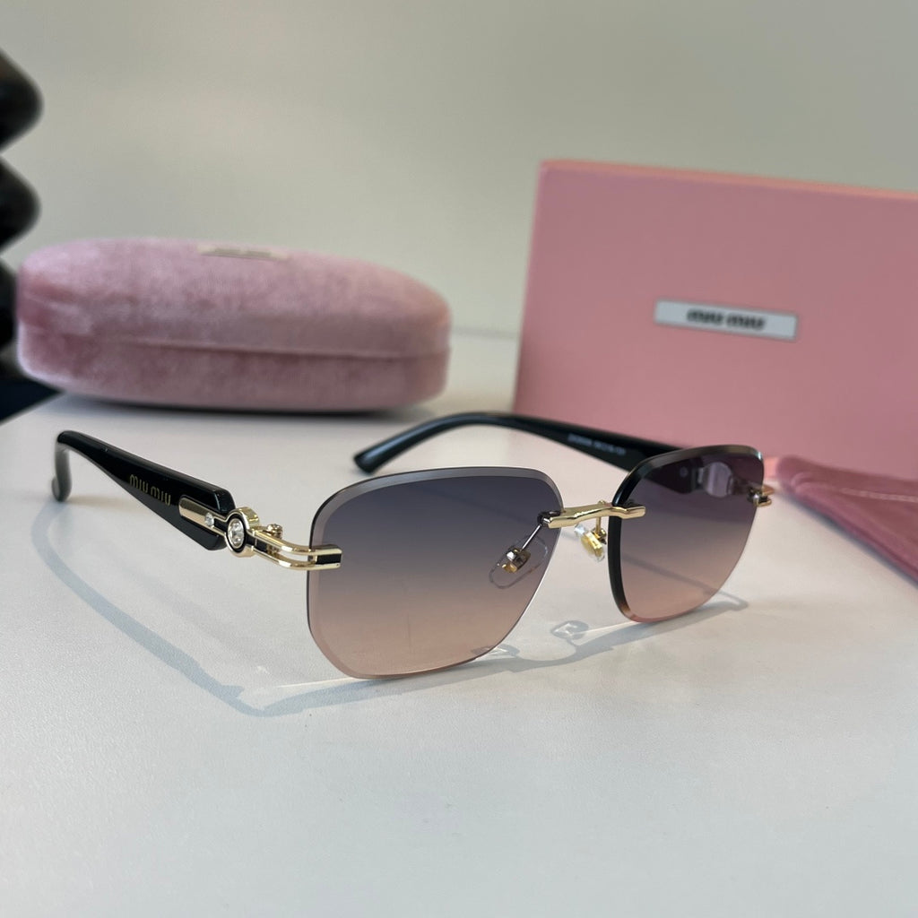 Miu Miu Fashion Silver Lens Sunglasses for Men & Women - 382974