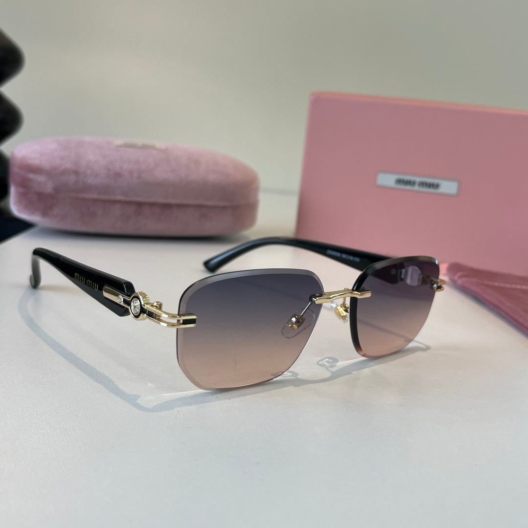 Miu Miu Fashion Silver Lens Sunglasses for Men & Women - 382974