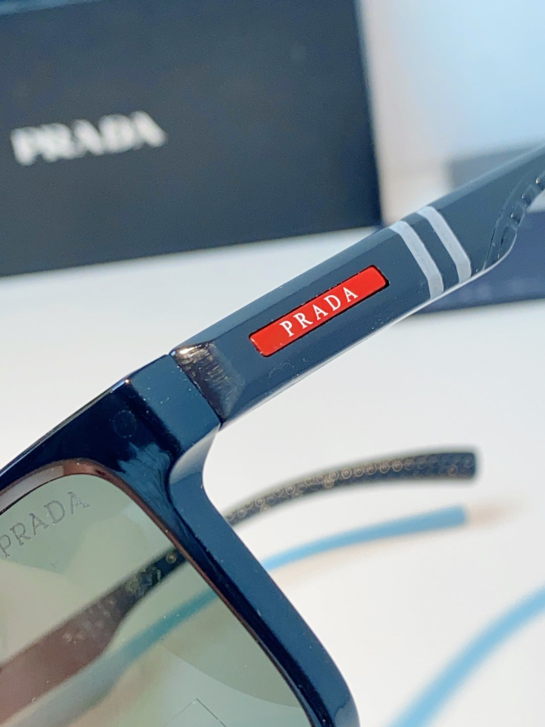 Prada Polarized Fashion Gray Lens Sunglasses for Men - 358449 - detail image 8