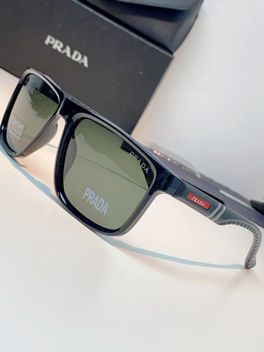 Prada Polarized Fashion Gray Lens Sunglasses for Men - 358449 - detail image 7