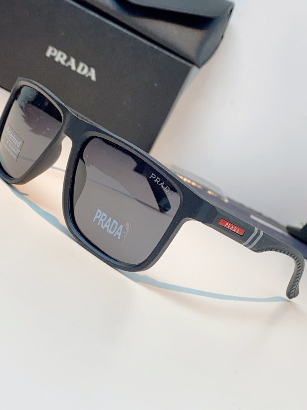 Prada Polarized Fashion Gray Lens Sunglasses for Men - 358451 - detail image 7