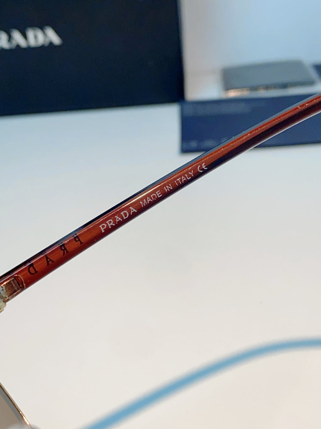 Prada Polarized Metal Aviator Brown Lens Sunglasses for Men & Women - detail image 9