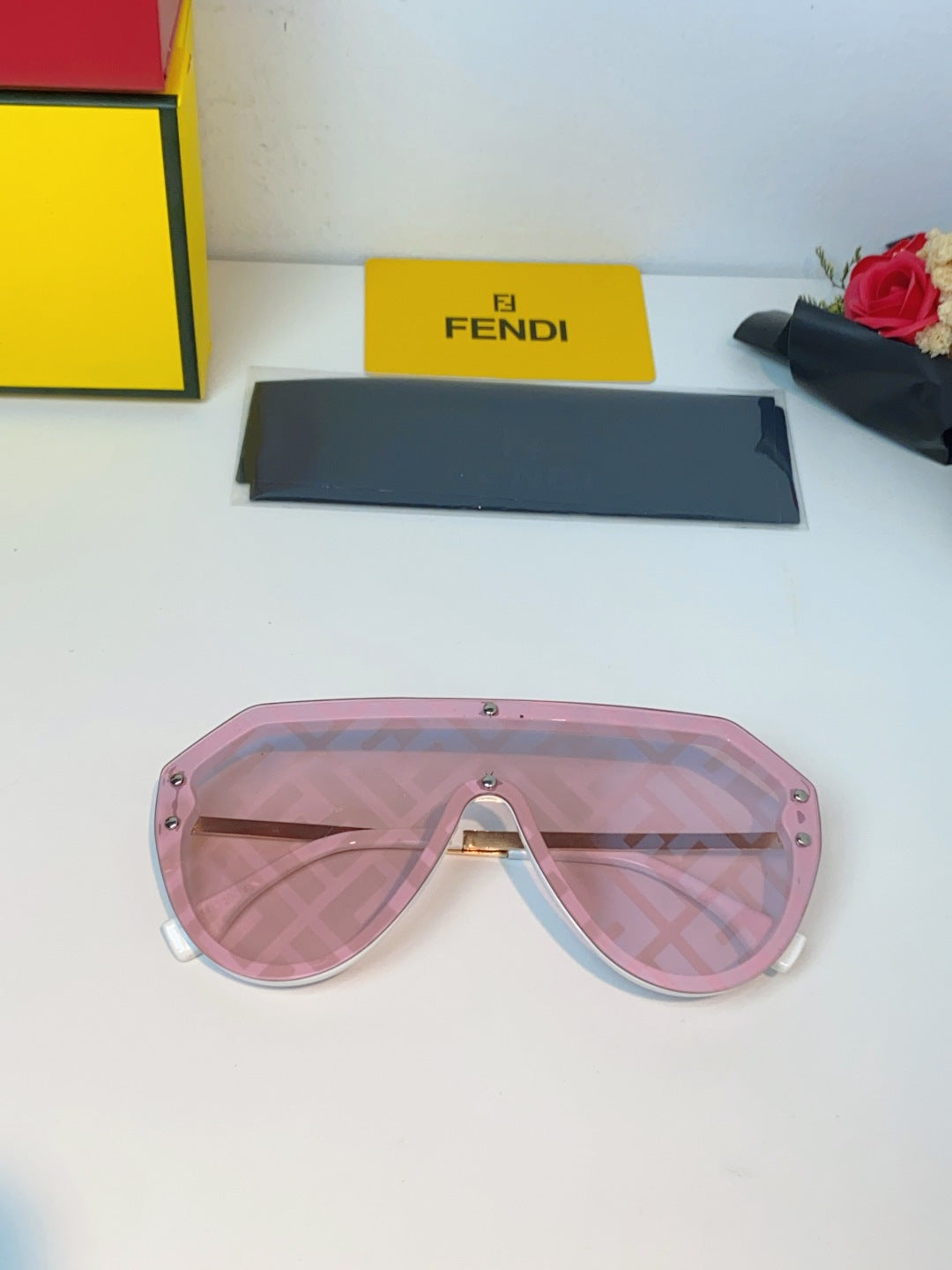 Fendi Lightweight Rimless Silver Lens Sunglasses for Men & Women - 358760 - detail image 8