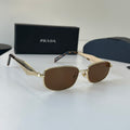 Prada Fashion Brown Lens Sunglasses for Men & Women - 382581