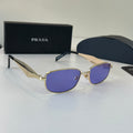 Prada Fashion Blue Lens Sunglasses for Men & Women - 382582