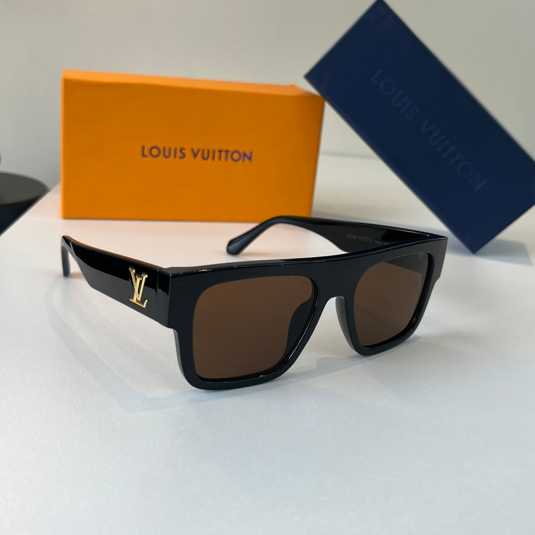 Louis Vuitton Fashion Black Lens Sunglasses for Men & Women - 381902