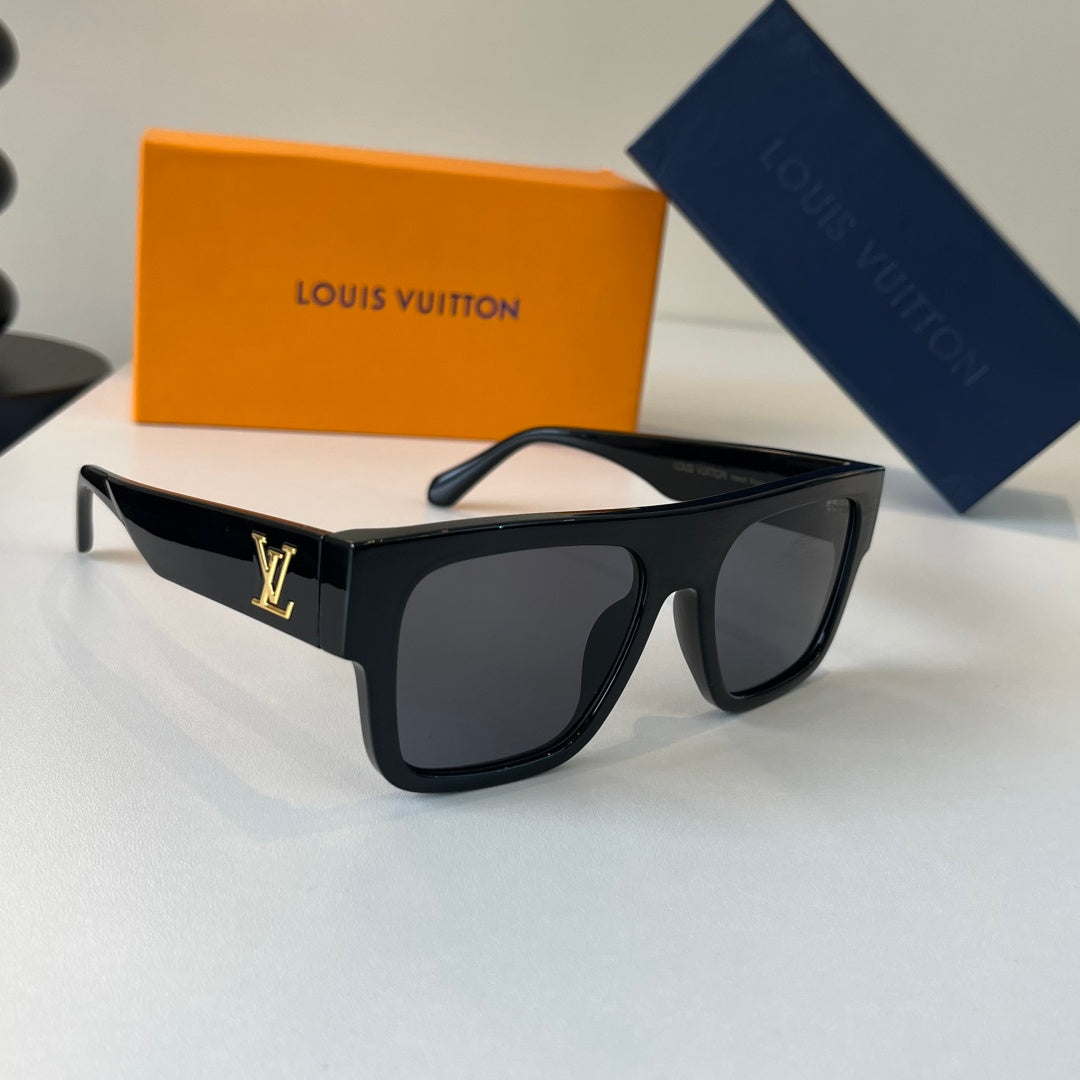 Louis Vuitton Fashion Black Lens Sunglasses for Men & Women - 414771