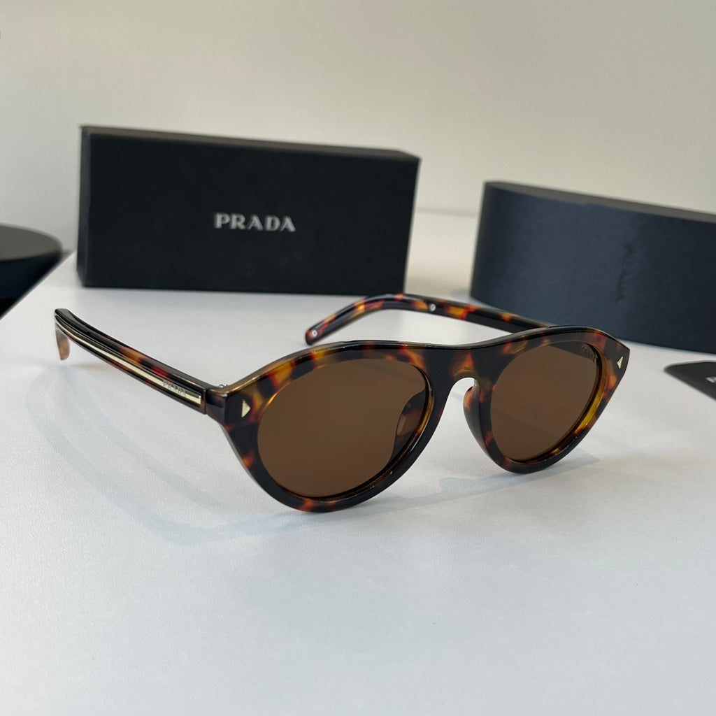 Prada Fashion Black Lens Sunglasses for Men & Women - 358348