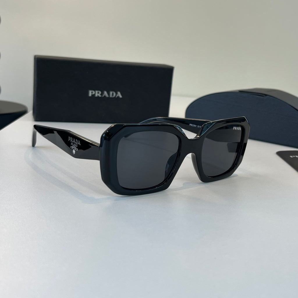 Prada Fashion Silver Lens Sunglasses for Men & Women - 382557