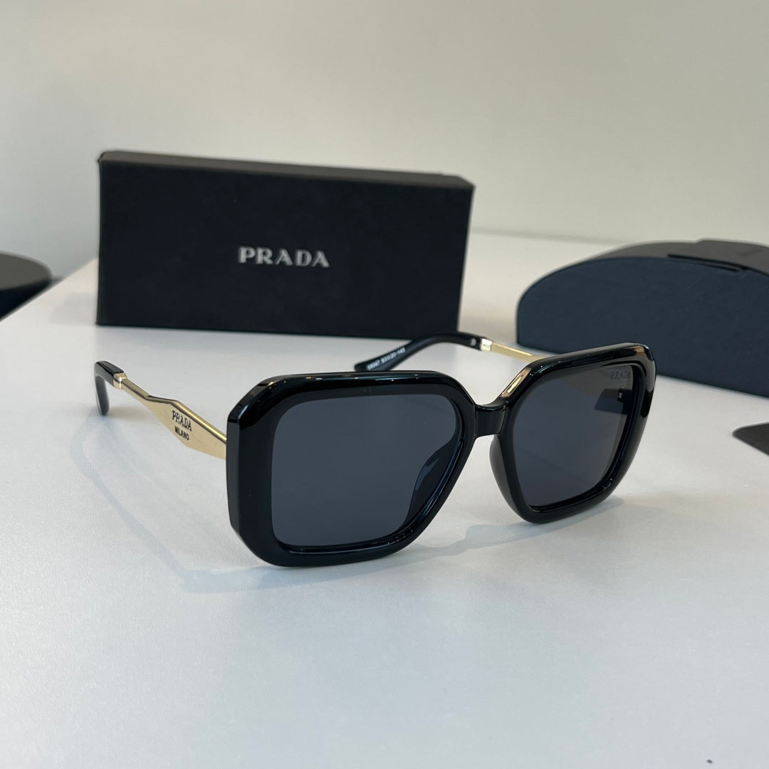Prada Fashion Black Lens Sunglasses for Men & Women - 358355