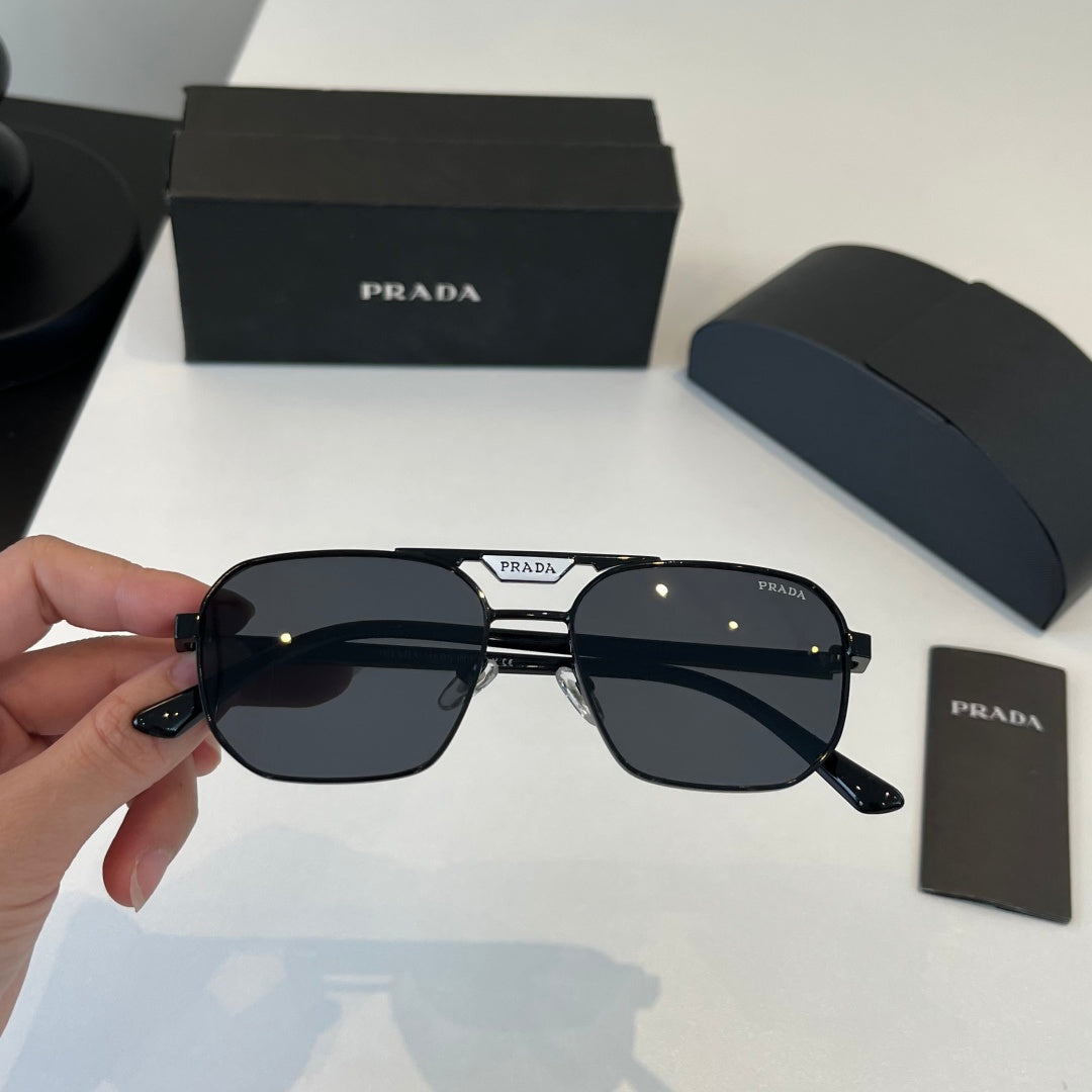 Prada Fashion Black Lens Sunglasses for Men - 382564 - detail image 5