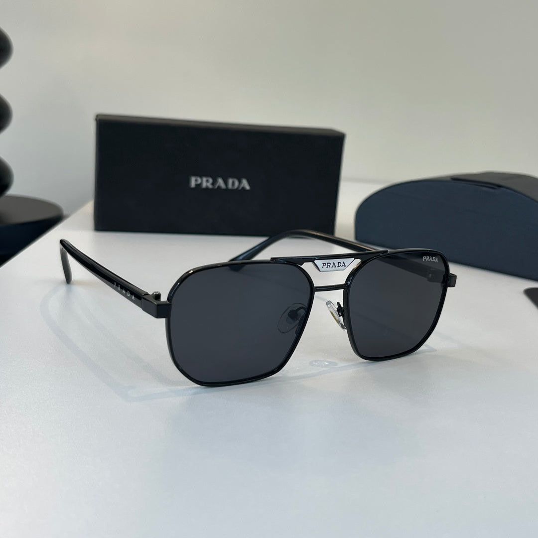 Prada Fashion Black Lens Sunglasses for Men - 358356