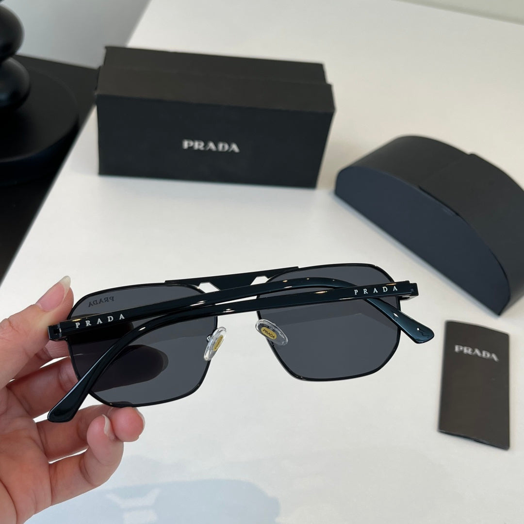 Prada Fashion Black Lens Sunglasses for Men - 382564 - detail image 8