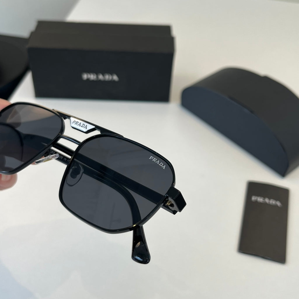 Prada Fashion Black Lens Sunglasses for Men - 382564 - detail image 6