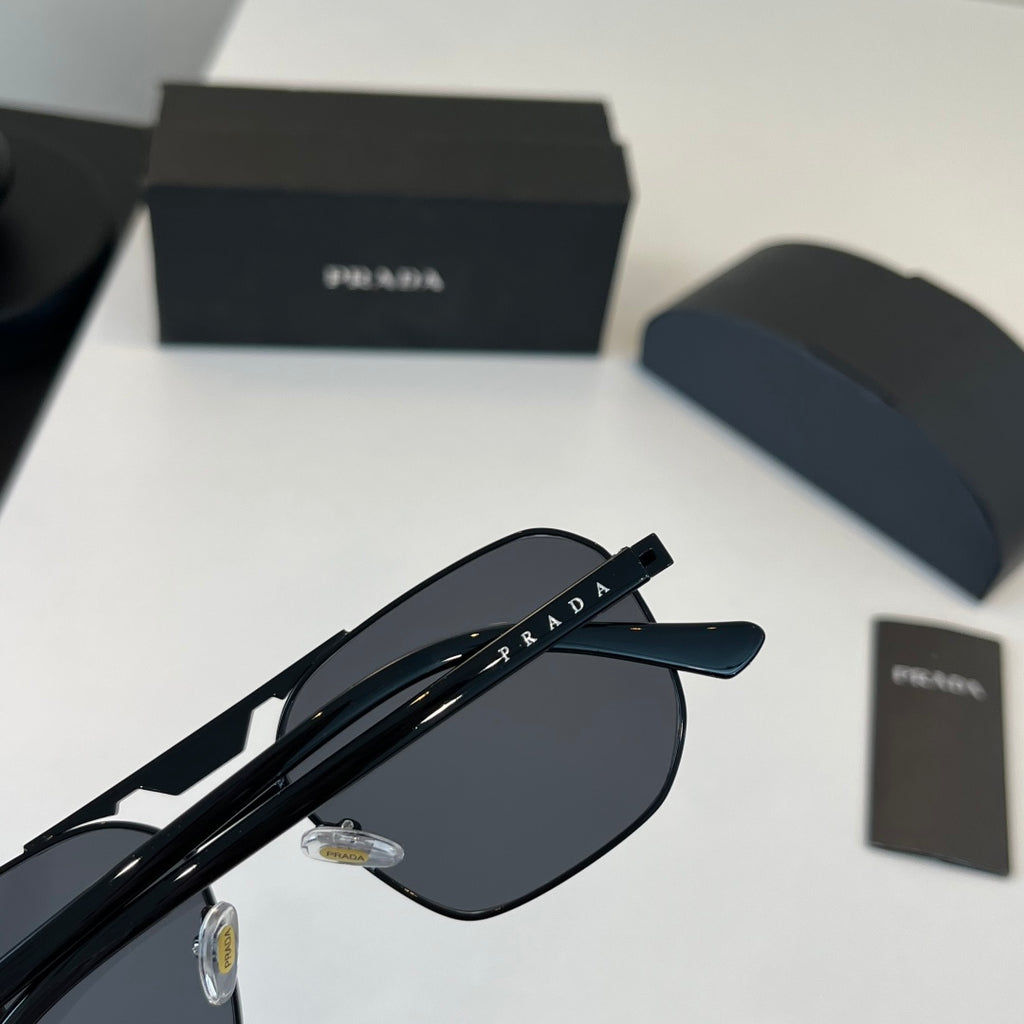 Prada Fashion Black Lens Sunglasses for Men - 382564 - detail image 7