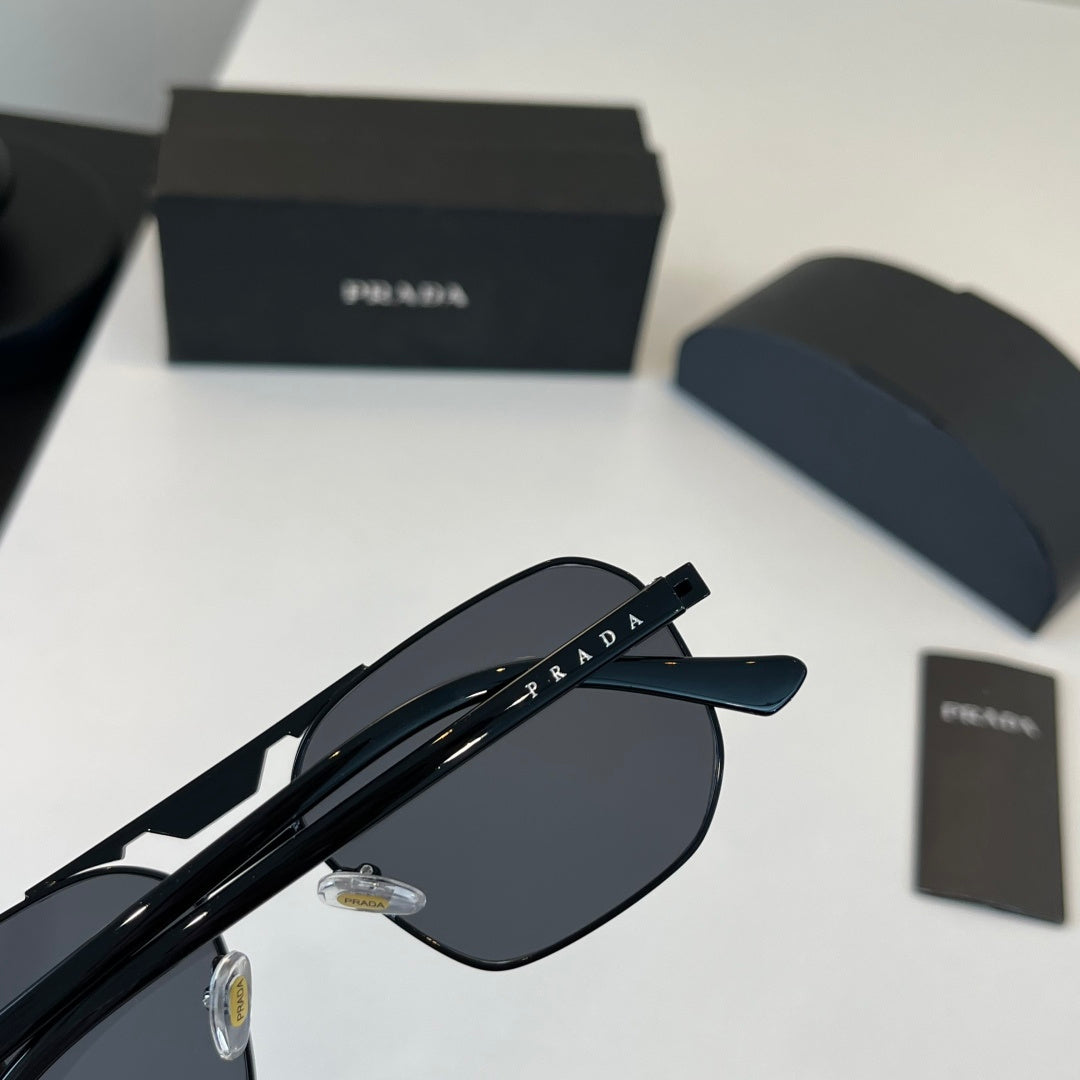 Prada Fashion Black Lens Sunglasses for Men - 358356 - detail image 7