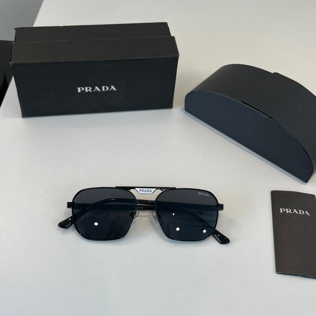 Prada Fashion Black Lens Sunglasses for Men - 382564 - detail image 4