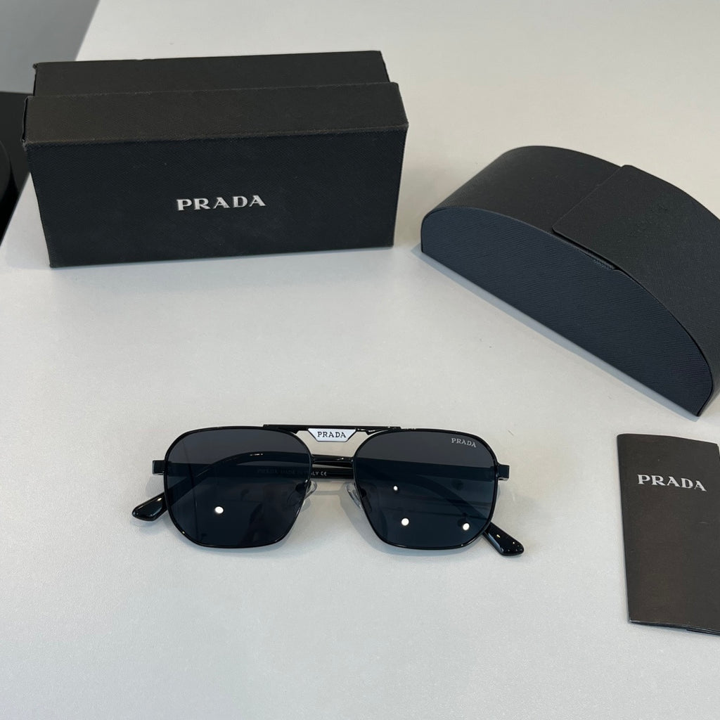 Prada Fashion Black Lens Sunglasses for Men - 358356 - detail image 4