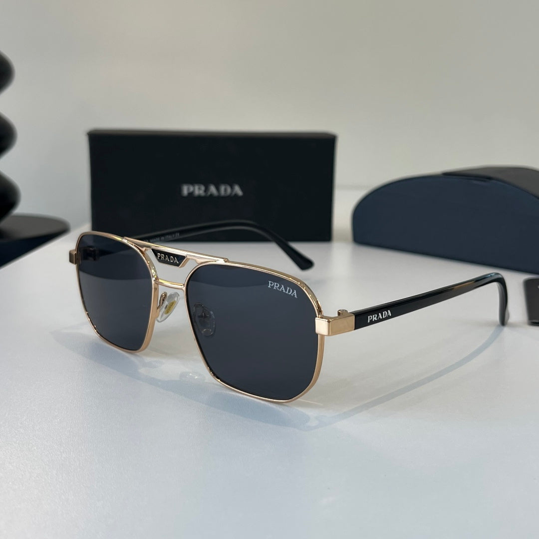 Prada Fashion Silver Lens Sunglasses for Men - 382565 - detail image 3