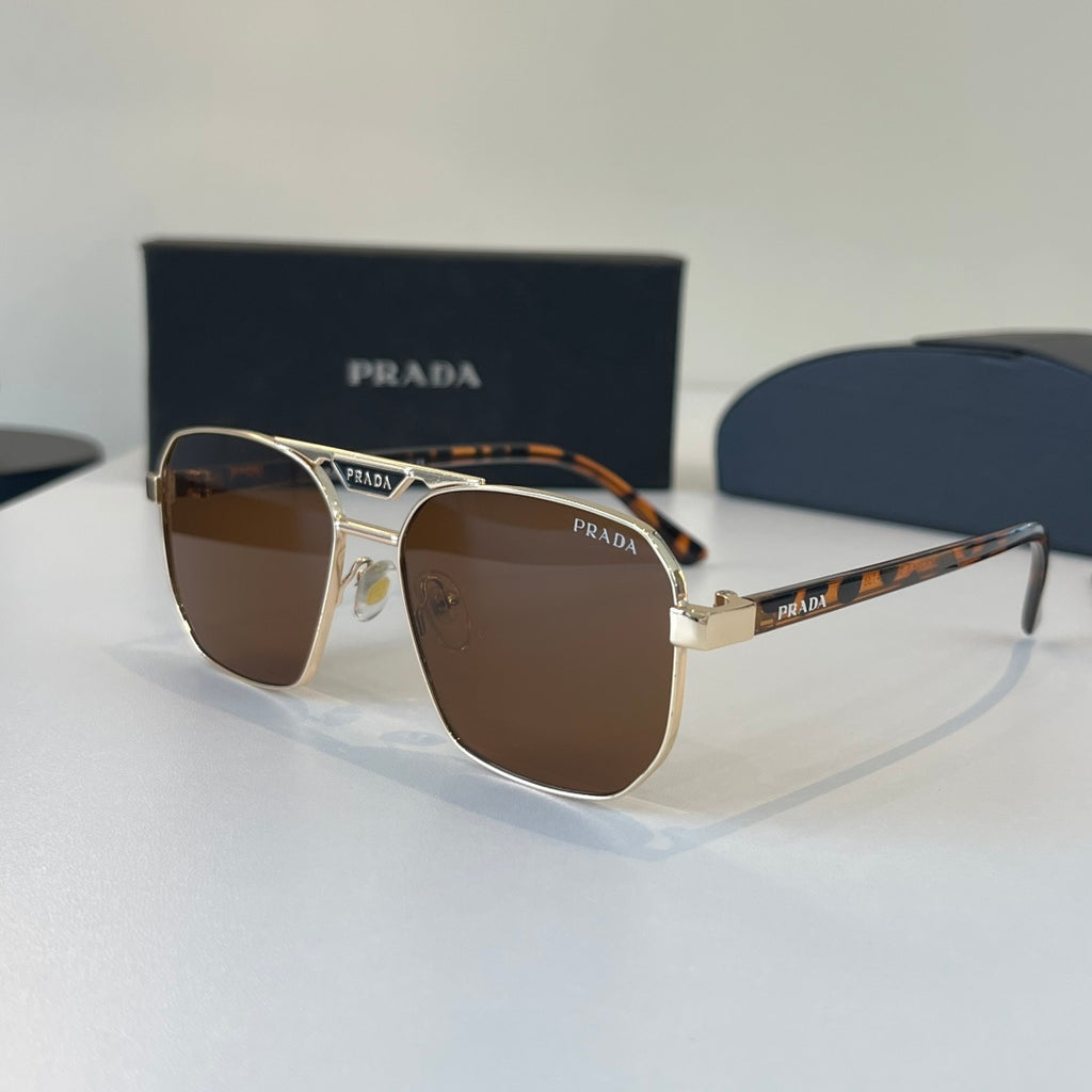 Prada Fashion Brown Lens Sunglasses for Men - 382566 - detail image 3