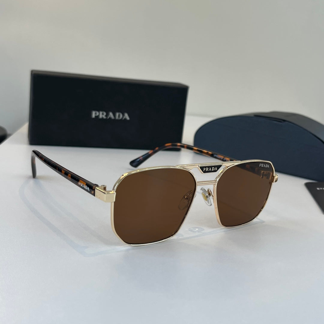 Prada Fashion Brown Lens Sunglasses for Men - 382566