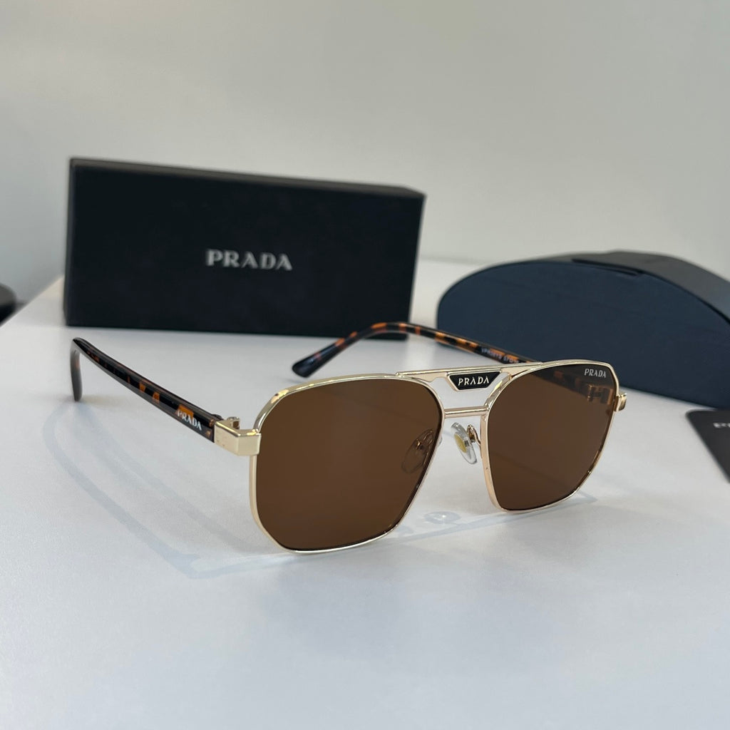 Prada Fashion Brown Lens Sunglasses for Men - 358358
