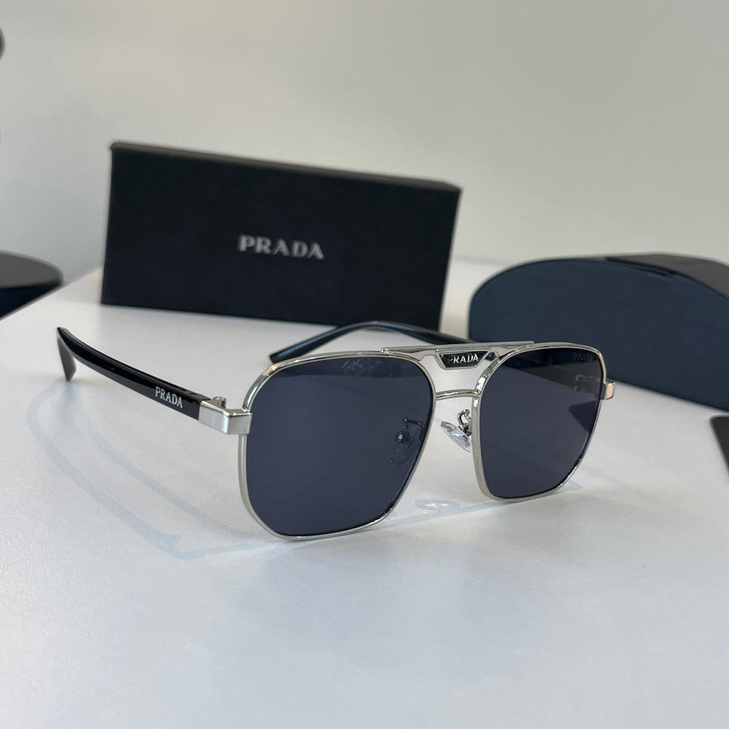 Prada Fashion Black Lens Sunglasses for Men - 358359