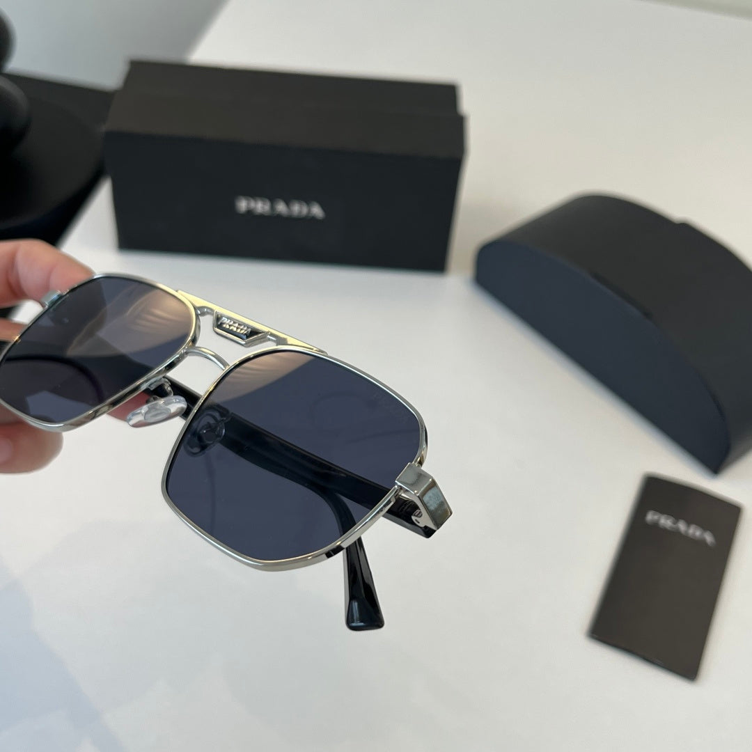Prada Fashion Black Lens Sunglasses for Men - 382567 - detail image 6