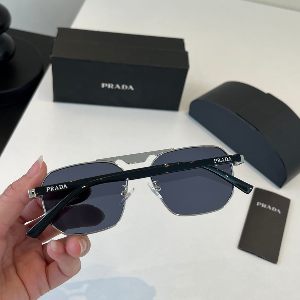 Prada Fashion Black Lens Sunglasses for Men - 382567 - detail image 8