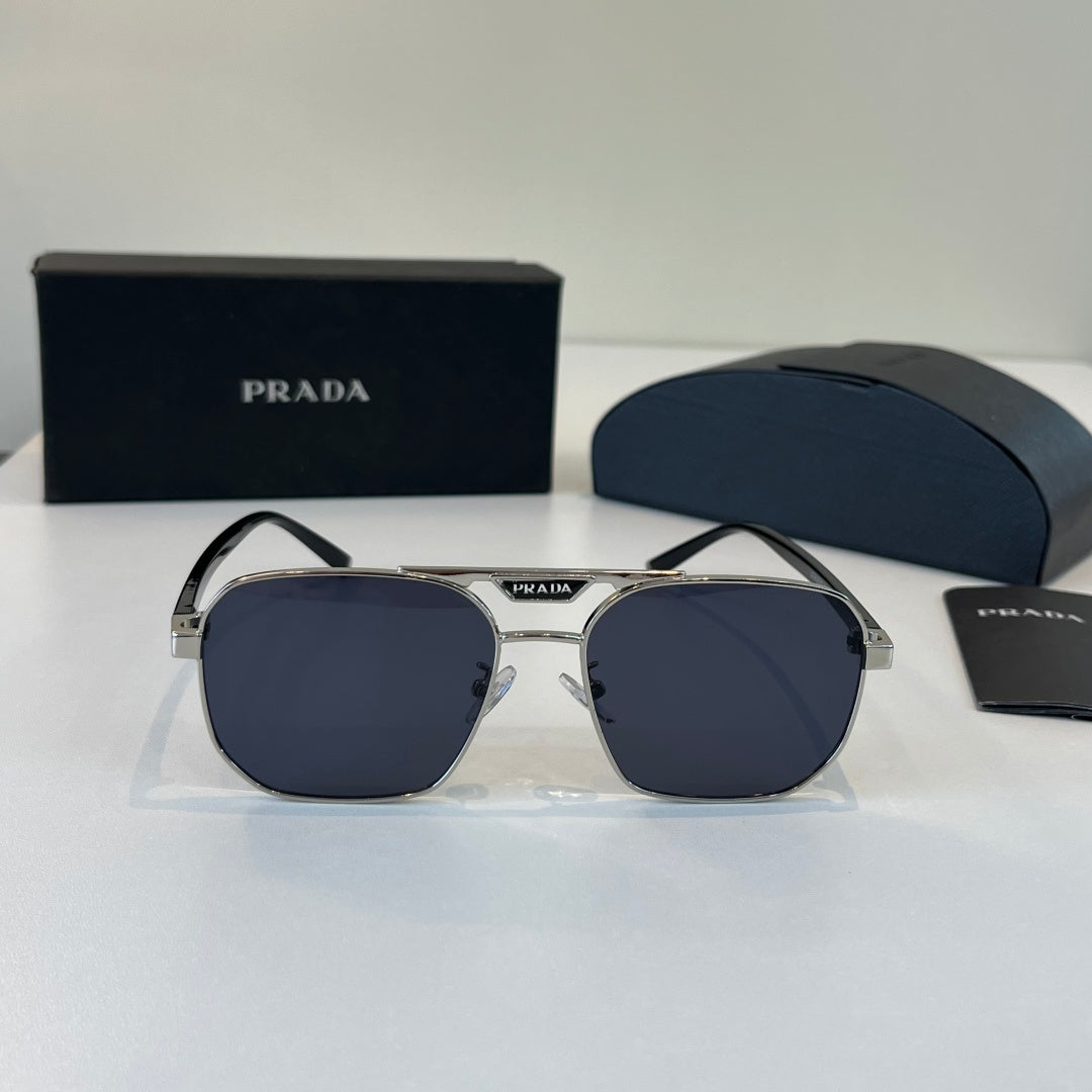 Prada Fashion Black Lens Sunglasses for Men - 382567 - detail image 2