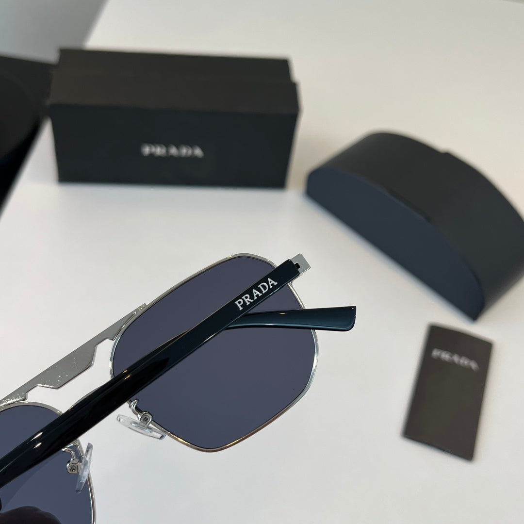 Prada Fashion Black Lens Sunglasses for Men - 382567 - detail image 7