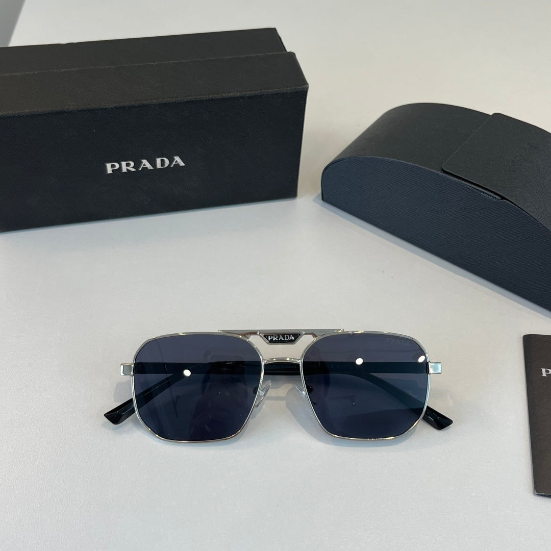Prada Fashion Black Lens Sunglasses for Men - 382567 - detail image 4