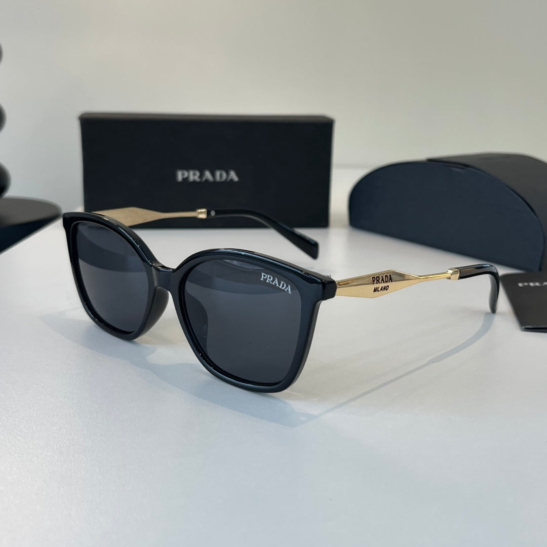 Prada Fashion Black Lens Sunglasses for Men - 382569 - detail image 3