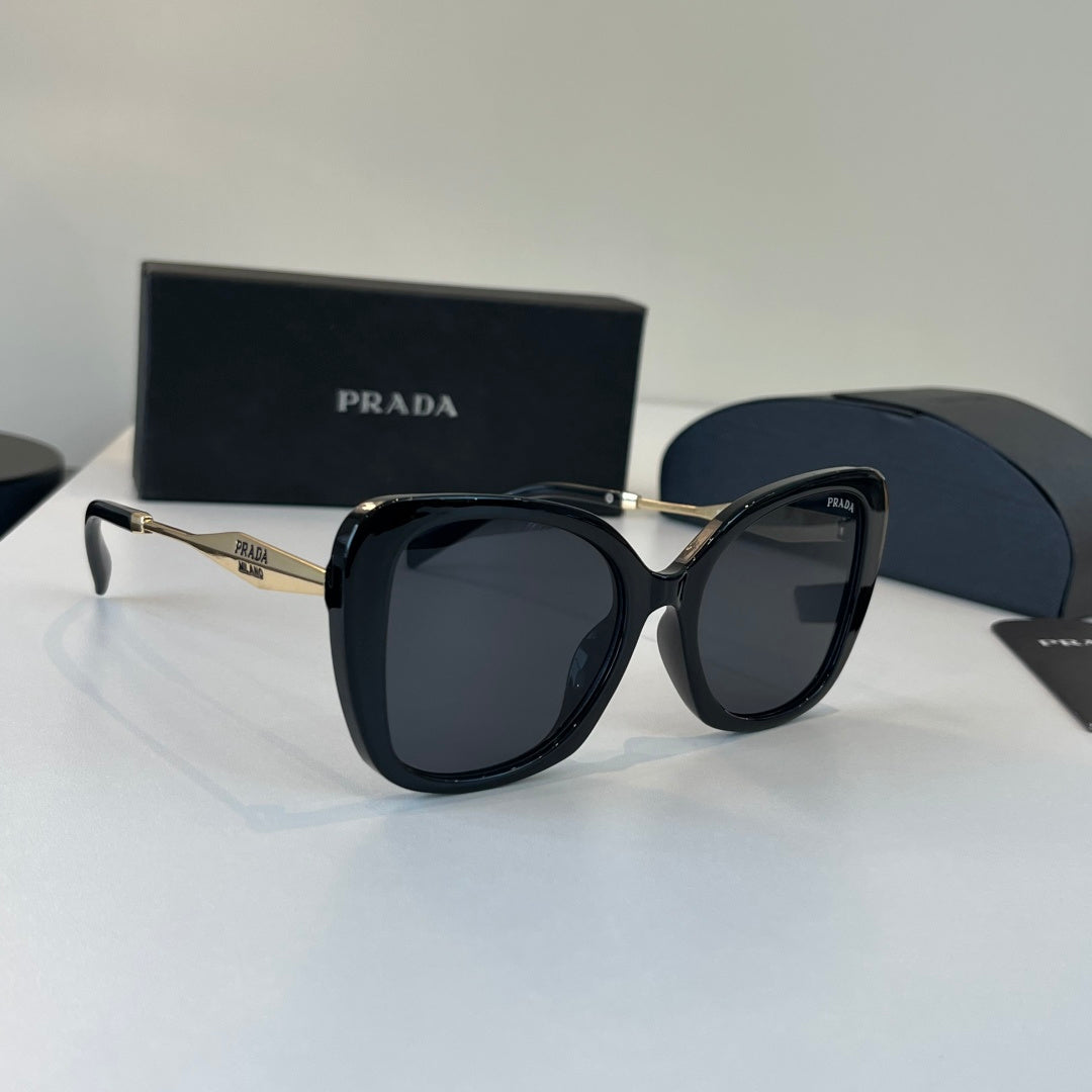 Prada Fashion Black Lens Sunglasses for Men - 382570