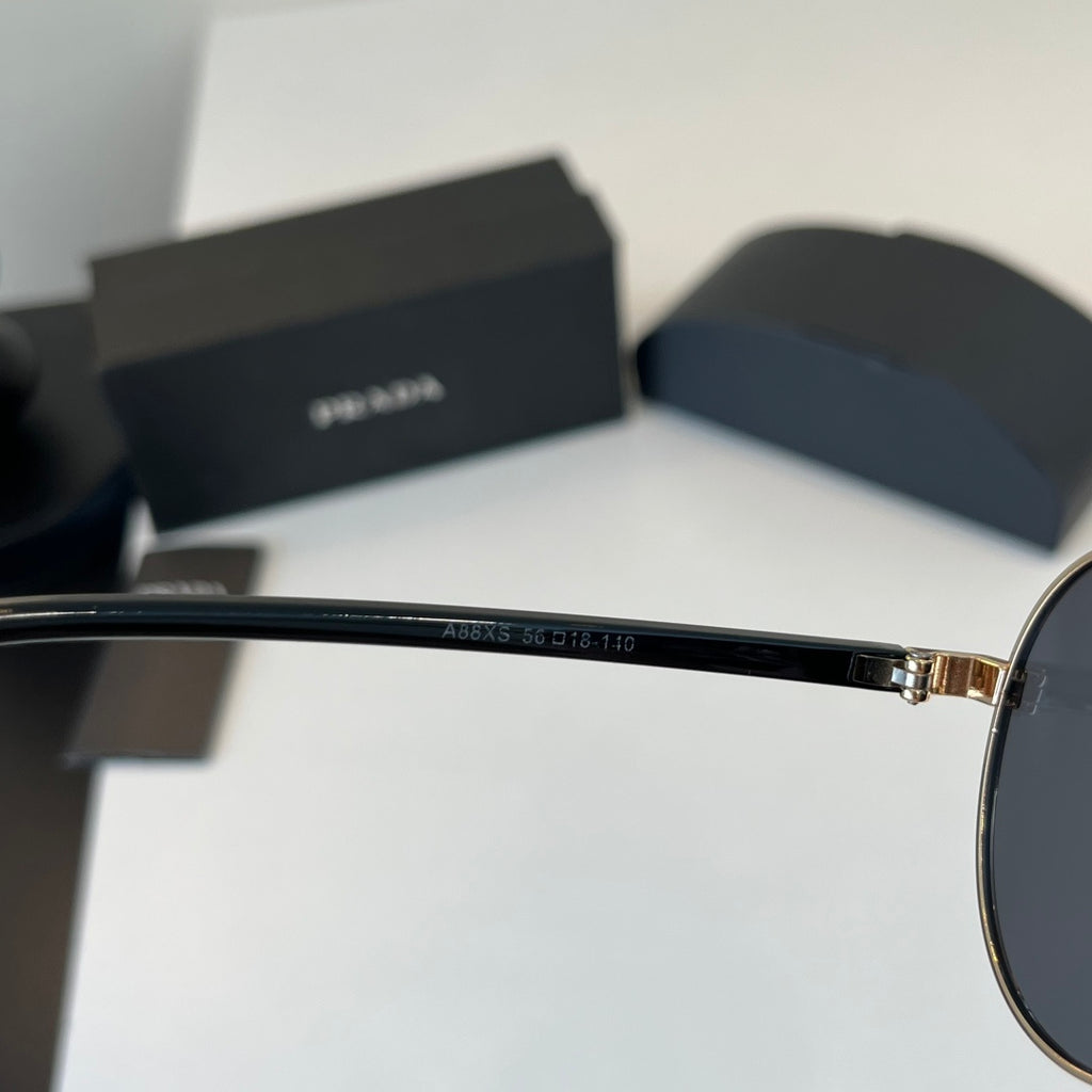 Prada Metal Aviator Silver Lens Sunglasses for Men & Women - 382573 - detail image 10
