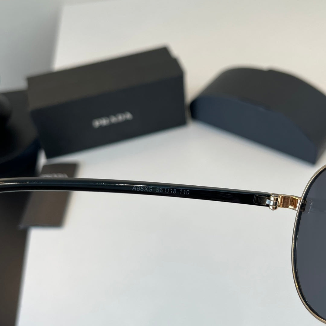 Prada Metal Aviator Silver Lens Sunglasses for Men & Women - 382573 - detail image 10