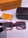 Louis Vuitton L77001 Square Brown Lens Sunglasses for Men & Women - 357650