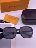 Louis Vuitton L3305 Square Black Lens Sunglasses for Men & Women - 357658